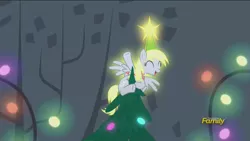 Size: 1920x1080 | Tagged: safe, derpibooru import, screencap, derpy hooves, pegasus, pony, a hearth's warming tail, derpy star, discovery family logo, female, mare, solo