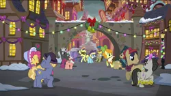 Size: 1920x1080 | Tagged: a hearth's warming tail, apple family member, blewgrass, bonnie rose, carrot top, derpibooru import, discovery family logo, fiddlesticks, golden harvest, octavia melody, pitch perfect, safe, screencap