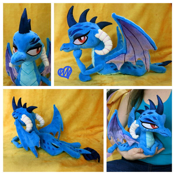 Size: 1600x1600 | Tagged: artist:equinepalette, beanie (plushie), bedroom eyes, cute, derpibooru import, dragon, dragoness, emberbetes, female, heart, irl, leaning, lying down, photo, plushie, princess ember, prone, safe, sassy, smiling, smug, solo focus