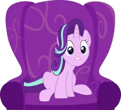 Size: 2750x2495 | Tagged: a hearth's warming tail, artist:bluetech, derpibooru import, inkscape, lounge chair, safe, simple background, sitting, solo, starlight glimmer, .svg available, transparent background, vector