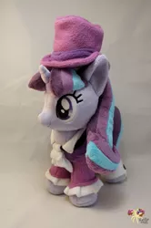 Size: 995x1500 | Tagged: a hearth's warming tail, artist:ketika, derpibooru import, irl, photo, plushie, safe, snowfall frost, solo, starlight glimmer