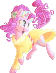 Size: 697x900 | Tagged: a hearth's warming tail, artist:crponies, derpibooru import, pinkie pie, safe, simple background, smiling, solo, spirit of hearth's warming presents, transparent background