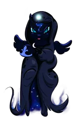 Size: 640x1088 | Tagged: a hearth's warming tail, artist:kwendynew, derpibooru import, princess luna, safe, solo, spirit of hearth's warming yet to come