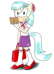Size: 600x825 | Tagged: anthro, artist:infinityr319, coco pommel, derpibooru import, plantigrade anthro, safe, simple background, solo, sonicified, sonic the hedgehog (series), transparent background