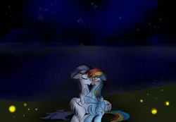 Size: 1280x886 | Tagged: safe, artist:zouyugi, derpibooru import, rainbow dash, soarin', pony, blushing, crying, female, male, shipping, soarindash, straight