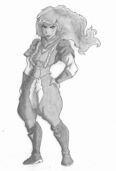 Size: 1152x1696 | Tagged: artist:cross_ornstein, derpibooru import, dio brando, human, humanized, jojo's bizarre adventure, nightmare moon, princess luna, safe, solo, source needed, traditional art