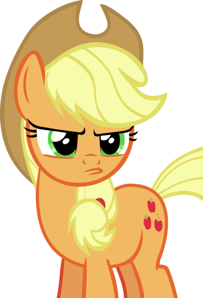 Size: 4000x5884 | Tagged: absurd resolution, applejack, applejack's "day" off, artist:theevafreak, cute, derpibooru import, jackabetes, sad, safe, scene interpretation, simple background, solo, transparent background, unhapplejack, vector