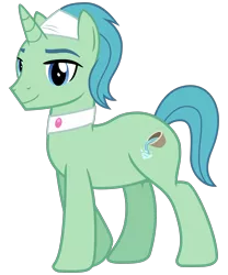 Size: 2500x3000 | Tagged: safe, artist:cheezedoodle96, derpibooru import, birch bucket, pony, applejack's "day" off, .svg available, inkscape, looking at you, simple background, solo, spa pony, spa worker, svg, transparent background, vector