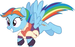 Size: 5000x3142 | Tagged: absurd resolution, a hearth's warming tail, artist:dashiesparkle, artist:hawk9mm, clothes, derpibooru import, inkscape, ponyscape, rainbow dash, safe, simple background, snowdash, solo, .svg available, transparent background, vector