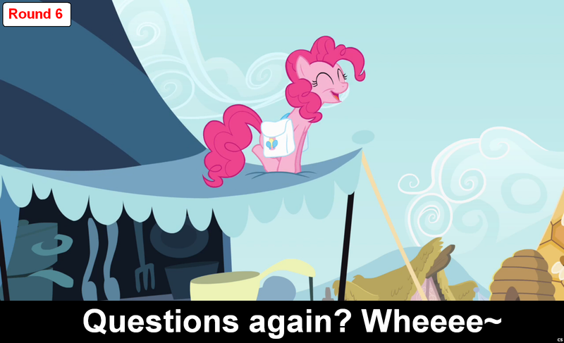 Size: 1600x973 | Tagged: caption, comic:celestia's servant interview, cs captions, derpibooru import, interview, pinkie pie, safe, screencap, solo