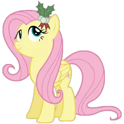 Size: 10000x10000 | Tagged: absurd resolution, a hearth's warming tail, artist:mpnoir, cute, derpibooru import, fluttershy, holly, mistleholly, request, safe, shyabetes, simple background, solo, .svg available, transparent background, vector