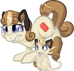 Size: 1720x1666 | Tagged: safe, artist:paintsplatter, derpibooru import, ponified, meowth, pony, pokémon, video game