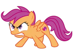 Size: 5979x4108 | Tagged: absurd resolution, angry, artist:kuren247, cutie mark, derpibooru import, gritted teeth, safe, scootaloo, simple background, solo, the cmc's cutie marks, transparent background, vector