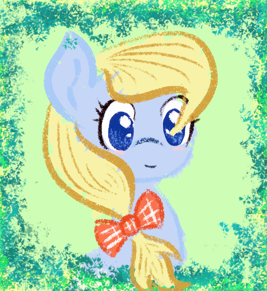 Size: 992x1080 | Tagged: safe, artist:lunabubble-ede96, derpibooru import, apple cider (character), earth pony, pony, apple family member, background pony, bust, female, mare, solo