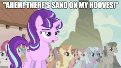Size: 800x450 | Tagged: amber tresses, animated, caption, derpibooru import, double diamond, exploitable meme, final fantasy, i didn't listen, image macro, kefka palazzo, meme, party favor, safe, starlight glimmer, text, the cutie map