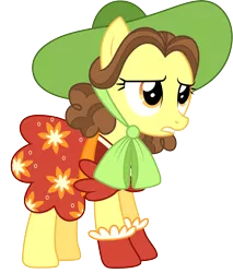 Size: 3150x3689 | Tagged: safe, artist:cloudyglow, derpibooru import, may fair, earth pony, pony, appleoosa's most wanted, background pony, female, mare, simple background, solo, transparent background, vector