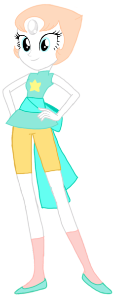 Size: 468x1207 | Tagged: safe, artist:tsundra, derpibooru import, equestria girls, barely pony related, crossover, equestria girls-ified, pearl (steven universe), simple background, solo, steven universe, transparent background