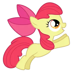 Size: 4550x4550 | Tagged: safe, artist:reginault, derpibooru import, apple bloom, earth pony, pony, hearts and hooves day (episode), .svg available, absurd resolution, blank flank, female, filly, hearts and hooves day, open mouth, simple background, solo, transparent background, vector