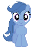 Size: 84x93 | Tagged: archer (character), artist:onil innarin, c:, cute, derpibooru import, female, filly, looking at you, pixel art, safe, scootablue, simple background, smiling, solo, transparent background