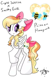 Size: 640x960 | Tagged: artist:thepegasisterpony, derpibooru import, oc, offspring, offspring's offspring, parent:oc:crystal solstice, parent:oc:smithy gold, parents:oc x oc, raised hoof, safe, simple background, solo, transparent background, unofficial characters only