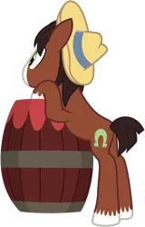 Size: 3000x4677 | Tagged: absurd resolution, appleoosa's most wanted, artist:missgoldendragon, barrel, butt, colt, derpibooru import, male, plot, safe, simple background, transparent background, trouble shoes, vector, younger