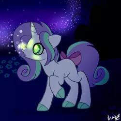 Size: 2200x2200 | Tagged: safe, artist:mississippikite, derpibooru import, oc, oc:sweet pine, unofficial characters only, dracony, dragon, firefly (insect), hybrid, insect, pony, cloven hooves, interspecies offspring, offspring, parent:spike, parent:sweetie belle, parents:spikebelle, solo