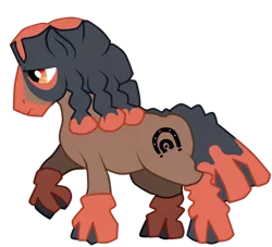 Size: 1024x931 | Tagged: safe, artist:sirgalahadbw, derpibooru import, ponified, mudsdale, pony, pokémon, pokémon sun and moon