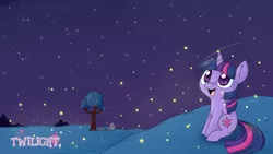 Size: 1920x1080 | Tagged: artist:lustrous-dreams, ask, ask filly twilight, derpibooru import, female, filly, firefly (insect), insect, safe, solo, stars, tumblr, twilight sparkle
