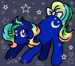 Size: 461x402 | Tagged: artist:skypinpony, derpibooru import, face down ass up, g1, night light (g1), safe