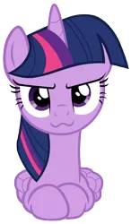 Size: 7000x12000 | Tagged: safe, artist:tardifice, artist:timelordomega, derpibooru import, edit, twilight sparkle, twilight sparkle (alicorn), alicorn, pony, :3, >:3, absurd resolution, cute, dat face, female, folded wings, looking at you, mare, prone, simple background, smiling, smirk, solo, transparent background, twiabetes, vector, wavy mouth, wings