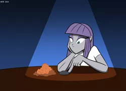 Size: 1560x1132 | Tagged: safe, artist:mofetafrombrooklyn, derpibooru import, boulder (pet), maud pie, equestria girls, feeding, solo