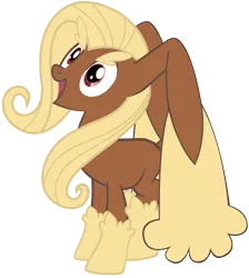 Size: 1324x1476 | Tagged: safe, artist:perma-banned, derpibooru import, ponified, lopunny, pony, rabbit, animal, pokémon, ponymon, simple background, solo, transparent background, vector