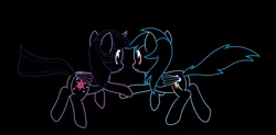 Size: 4077x2000 | Tagged: safe, artist:waveywaves, derpibooru import, rainbow dash, twilight sparkle, twilight sparkle (alicorn), alicorn, pony, female, lesbian, mare, shipping, twidash