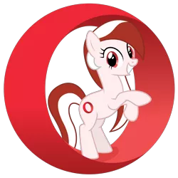 Size: 3500x3500 | Tagged: safe, artist:masem, derpibooru import, oc, oc:opera, ponified, pony, .ai available, browser ponies, opera (browser), simple background, transparent background, vector