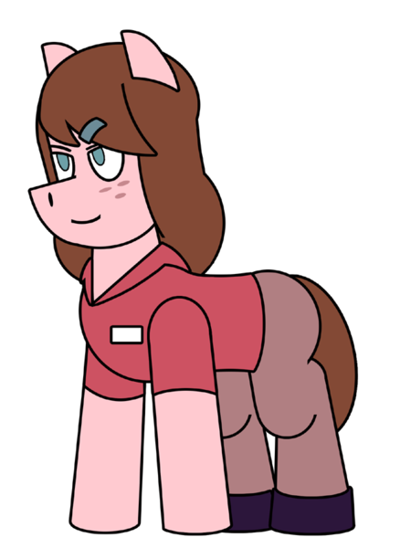 Size: 620x850 | Tagged: safe, artist:combatkaiser, derpibooru import, ponified, pony, jane (steven universe), simple background, steven universe, transparent background