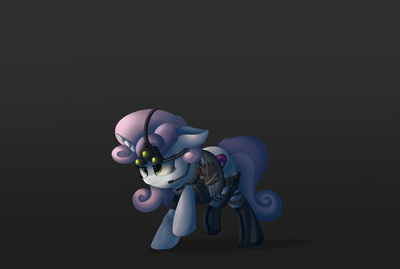 Size: 2000x1344 | Tagged: artist:vanillaghosties, cutie mark, derpibooru import, safe, solo, splinter cell, sweetie belle, the cmc's cutie marks