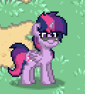 Size: 120x132 | Tagged: safe, derpibooru import, twilight sparkle, twilight sparkle (alicorn), alicorn, pony, ask twilight sparkle, pony town, text