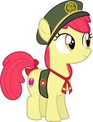 Size: 7181x9413 | Tagged: 28 pranks later, absurd resolution, adorabloom, apple bloom, artist:pink1ejack, clothes, cute, cutie mark, derpibooru import, filly guides, safe, simple background, solo, the cmc's cutie marks, transparent background