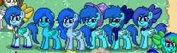 Size: 412x123 | Tagged: safe, derpibooru import, pegasus, pony, pony town, clothes, hat, lapis lazuli (steven universe), multeity, pony town multeity, steven universe, trixie's hat