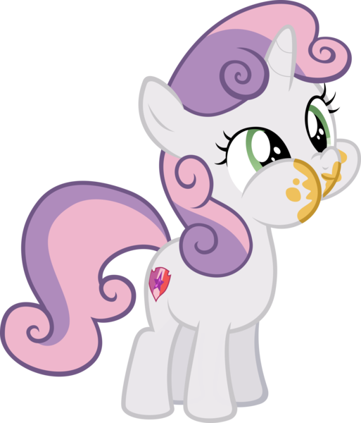 Size: 3000x3509 | Tagged: safe, artist:sollace, derpibooru import, sweetie belle, pony, 28 pranks later, .svg available, aweeg*, cute, cutie mark, diasweetes, eating, female, filly, puffy cheeks, simple background, solo, the cmc's cutie marks, transparent background, vector