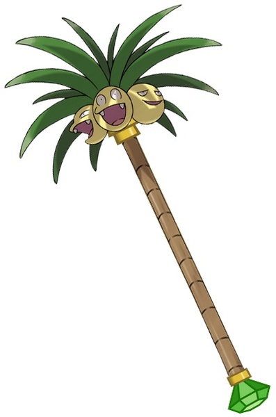 Size: 406x614 | Tagged: alolan exeggutor, crossover, derpibooru import, exeggutor, exploitable meme, meme, pokémon, pokémon sun and moon, safe, scepter, simple background, twilight scepter, twilight scepter meme, wat, white background