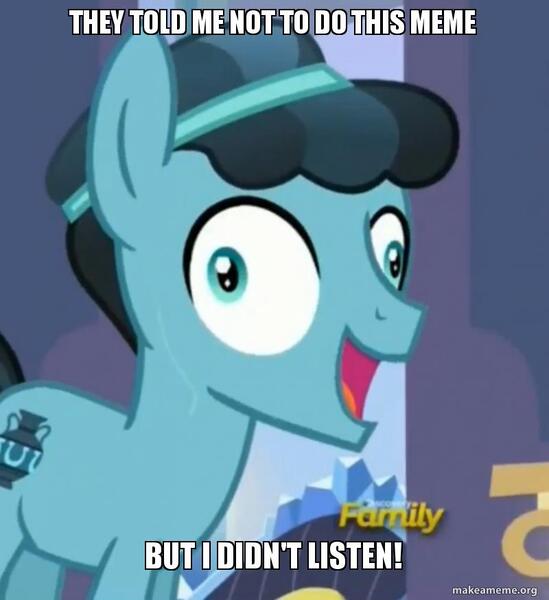 Size: 800x875 | Tagged: caption, changeling, crystal hoof, crystal hoof didn't listen, derpibooru import, discovery family logo, disguise, disguised changeling, edit, edited screencap, exploitable meme, i didn't listen, image macro, meme, safe, screencap, text, the times they are a changeling, thorax