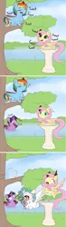 Size: 791x2700 | Tagged: safe, artist:evehly, derpibooru import, fluttershy, princess celestia, rainbow dash, twilight sparkle, twilight sparkle (alicorn), alicorn, bird, bird pone, duck, duck pony, pony, swan, :<, :c, :t, backwards cutie mark, behaving like a bird, behaving like a duck, behaving like a goose, birb, bird bath, bird noises, butt, chest fluff, colored wings, colored wingtips, comic, confused, crown, crying, cute, derp, ducklestia, ear piercing, english, eyes closed, female, fleeing, flying, frightened, frown, gooselestia, gradient wings, grass, honk, image, interrupted, jewelry, lake, majestic as fuck, mare, needs a fanfiction, noise, one eye closed, onomatopoeia, open mouth, outdoors, piercing, png, pond, prone, quack, question mark, regalia, resting, roleplaying, sillestia, silly, silly pony, sitting, smiling, spread wings, sunbutt, surprised, swanlestia, swimming, teary eyes, tongue out, tongue piercing, tree, wall of tags, wat, weapons-grade cute, wide eyes, wings, wink, zip lines