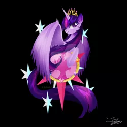 Size: 800x800 | Tagged: safe, artist:ii-art, derpibooru import, twilight sparkle, twilight sparkle (alicorn), alicorn, pony, design, shirt design, solo, twilight's castle, watermark