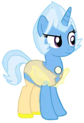 Size: 720x1051 | Tagged: safe, artist:tsundra, derpibooru import, trixie, pony, unicorn, female, mare, simple background, solo, steven universe, transparent background, yellow pearl (steven universe)