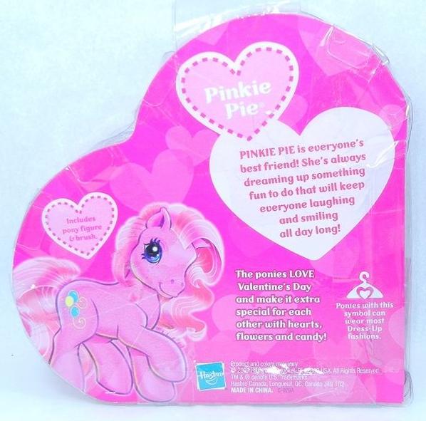 Size: 598x591 | Tagged: back card, backcard, derpibooru import, g3, holiday, irl, photo, pinkie pie, safe, solo, valentine's day