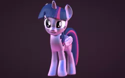 Size: 3840x2400 | Tagged: safe, artist:creatorofpony, artist:lavik1988, derpibooru import, twilight sparkle, twilight sparkle (alicorn), alicorn, pony, 3d, blender, sfm pony, solo