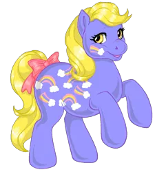 Size: 900x1000 | Tagged: artist:socialbutter, derpibooru import, g1, merriweather (g1), safe, solo, twice as fancy ponies