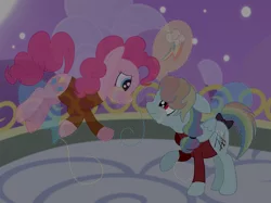 Size: 2592x1936 | Tagged: safe, artist:squipycheetah, derpibooru import, pinkie pie, rainbow dash, ghost, ghost pony, pony, undead, the count of monte rainbow, abbé faria, alternate color palette, alternate hair color, alternate hairstyle, alternate universe, balcony, balloon, bow, bowtie, canterlot, clothes, cloud, crossover, crying, cute, edmond dantes, fading, female, floating, floppy ears, folded wings, freedom, friendshipping, hair tie, happy, hill, implied death, lesbian, looking down, looking up, mare, moon, mountain, night, night sky, pinkie faria, pinkiedash, prison outfit, rainbow dantes, raised hoof, reaching, reaching out, shipping, short tail, siblings, sisters, sky, smiling, spirit, stars, suit, tail bow, teary eyes, the count of monte cristo, vector, wings