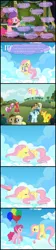 Size: 1047x4689 | Tagged: safe, artist:bronybyexception, derpibooru import, big macintosh, cheerilee, derpy hooves, doctor whooves, fluttershy, pinkie pie, soarin', spitfire, time turner, pony, apple, apple tree, balloon, blush sticker, blushing, bubble berry, bubbleshy, cheerimac, crying, cupcake, doctorderpy, female, flutterpie, food, half r63 shipping, heart balloon, horoscope, implied transgender transformation, madame pinkie, male, rule 63, sad, self ponidox, shipping, soarinfire, straight, tree, turban